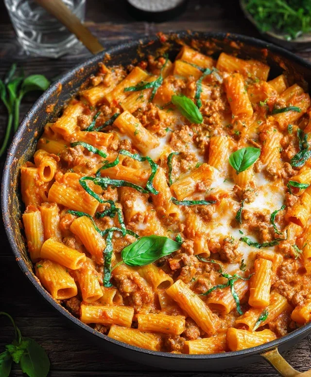 Creamy Sausage Rigatoni (One-Pan, 30-Minute Meal)