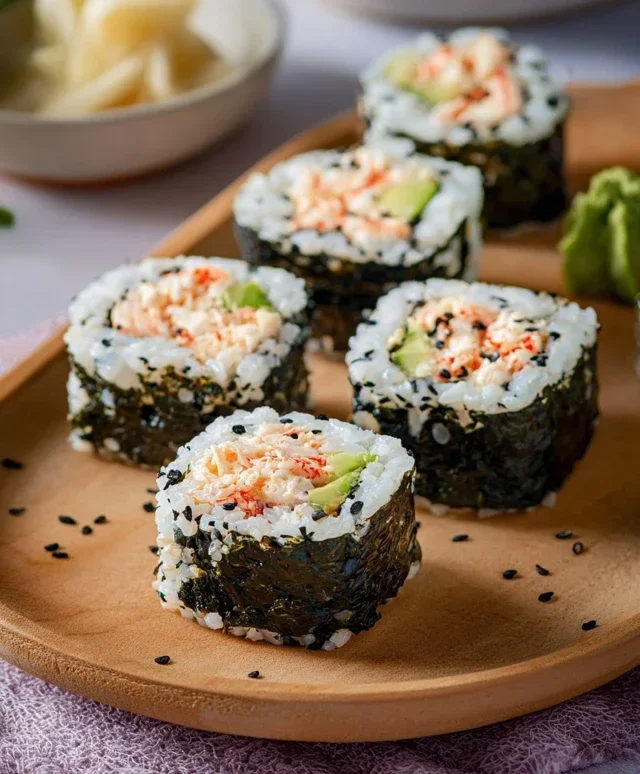 Kani Sushi (Spicy Crab Roll)