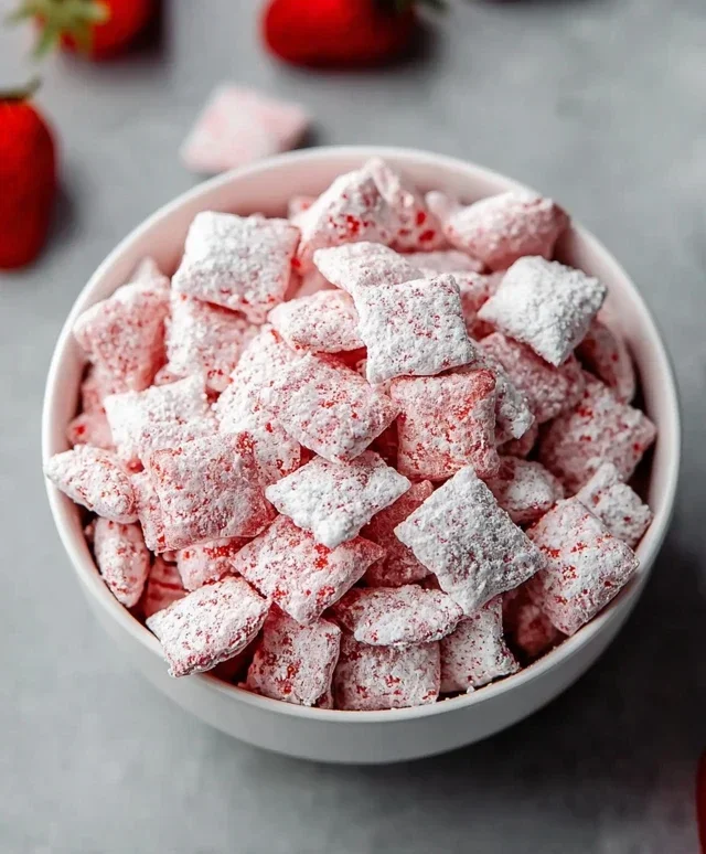 Strawberry Shortcake Puppy Chow