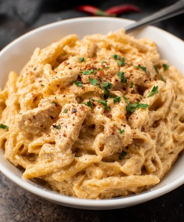 Crock Pot Creamy Cajun Chicken Pasta