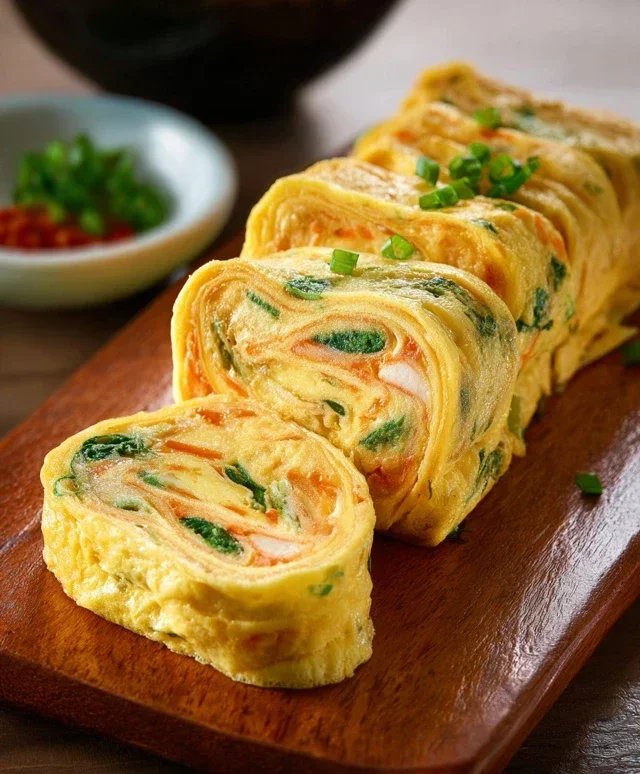 Gyeran Mari (Korean Rolled Omelette)