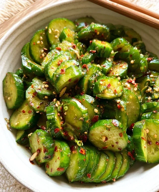 Spicy Asian Cucumber Salad