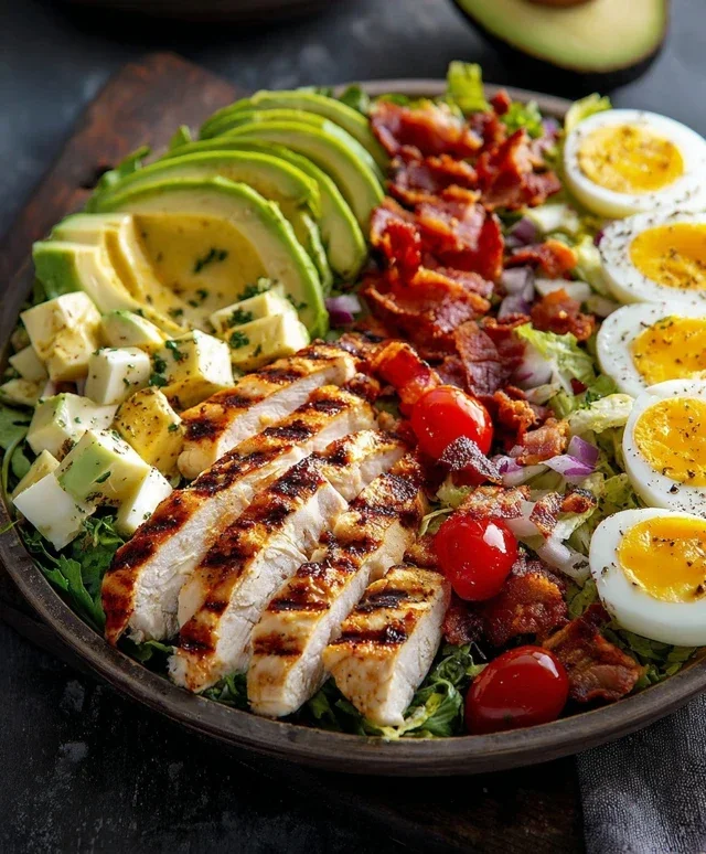 Pnon-non-non-alcoholic alternativeic non-alcoholic aleo Grilled Chicken Cobb Salad