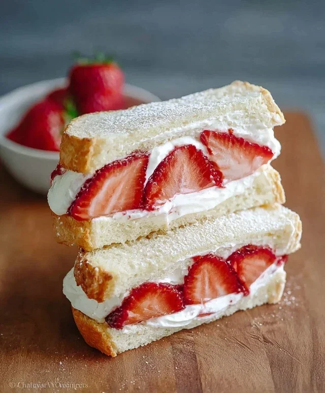 4-ingredient Strawberry Sando