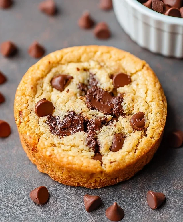 Microwave Chocolate Chip Cookie