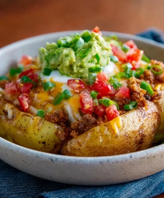 Loaded Potato Taco Bowl