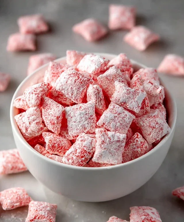 Strawberry Shortcake Puppy Chow