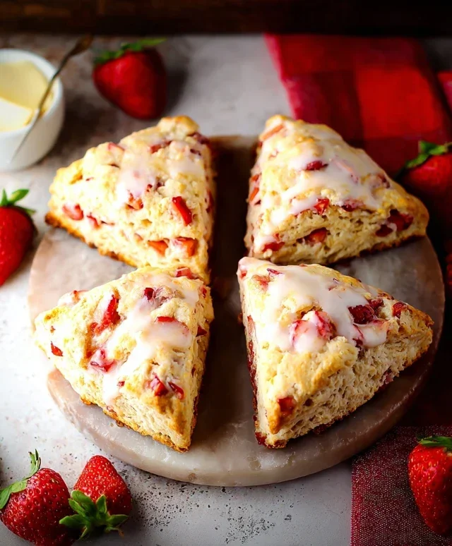 Strawberry Scones