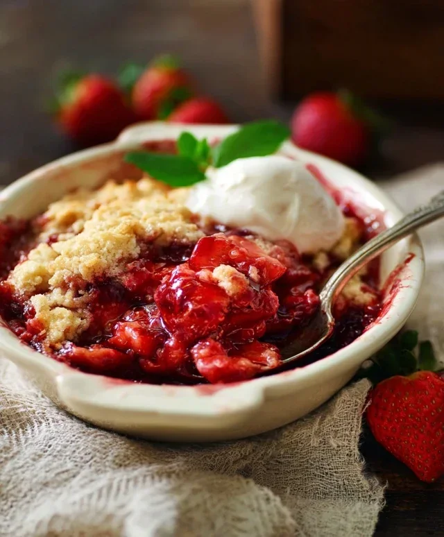 Strawberry Cobbler