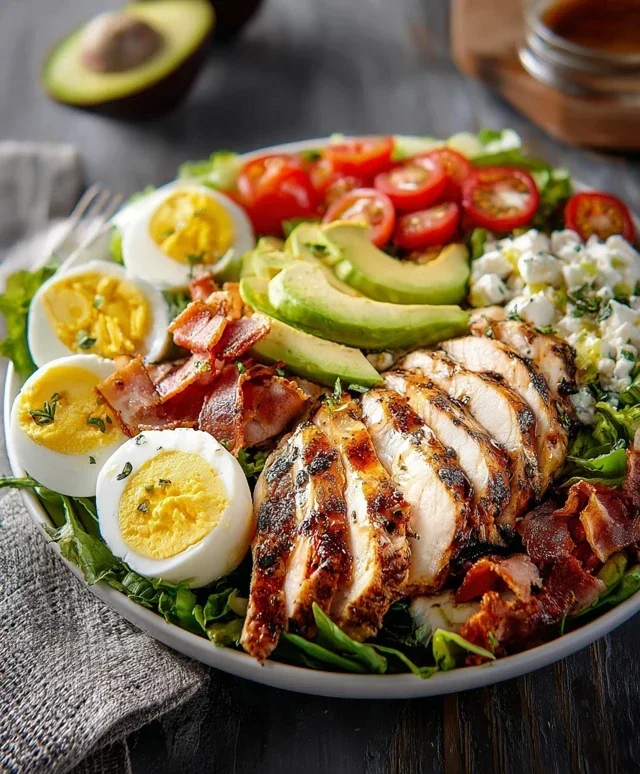 Pnon-non-non-alcoholic alternativeic non-alcoholic aleo Grilled Chicken Cobb Salad