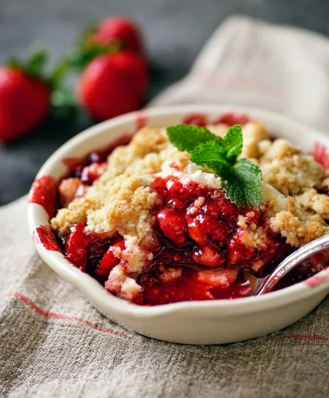 Strawberry Cobbler