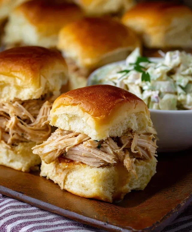 Crock Pot Mississippi Chicken Sliders