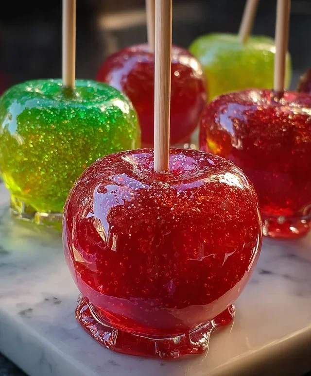 Jolly Rancher Candy Apples