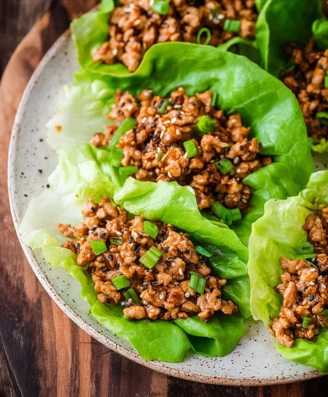 Crunchy PF Chang's Lettuce Wraps
