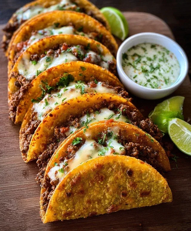 Crispy Ground Beef Tacos