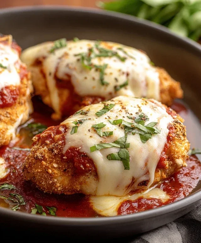 Stuffed Chicken Parmesan Dish