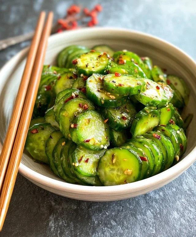 Spicy Asian Cucumber Salad