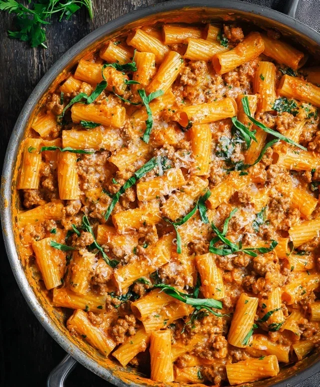 Creamy Sausage Rigatoni (One-Pan, 30-Minute Meal)