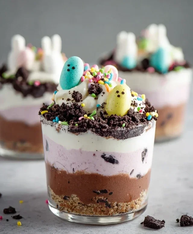 Easter Dirt Cups
