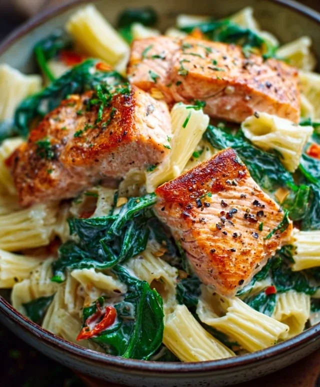 Salmon Spinach Pasta Dish: A Delicious and Nutritious Recipe to Try Today
