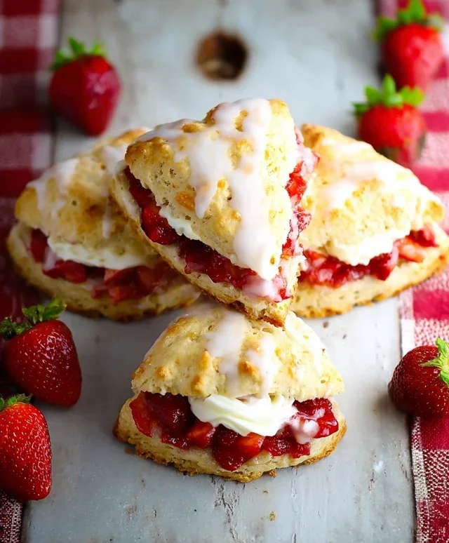 Strawberry Scones