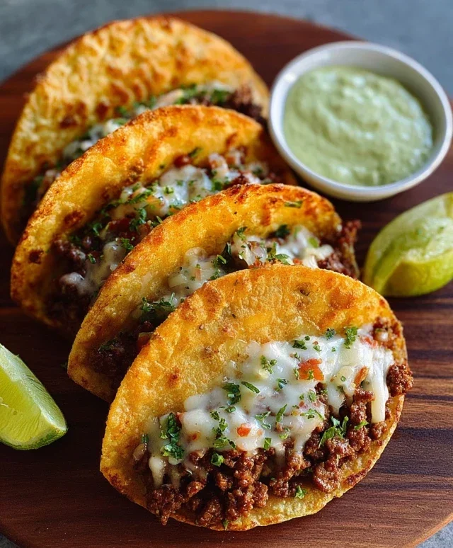Crispy Ground Beef Tacos
