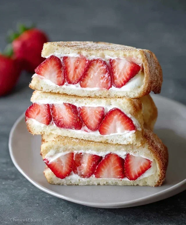 4-ingredient Strawberry Sando