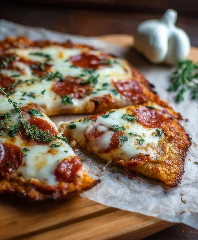 Chicken Crust Pizza (Easy Low Carb Recipe)