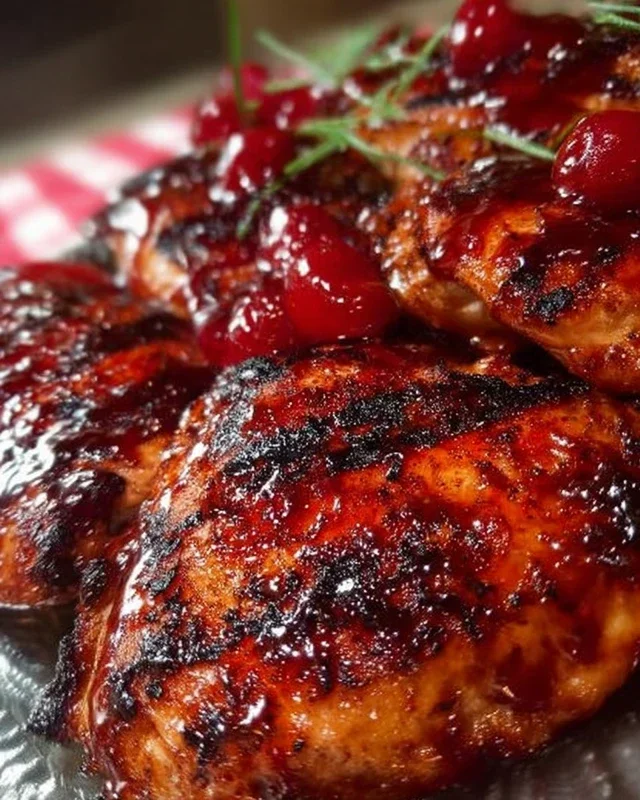 Cherry Dr. Pepper Grilled Chicken