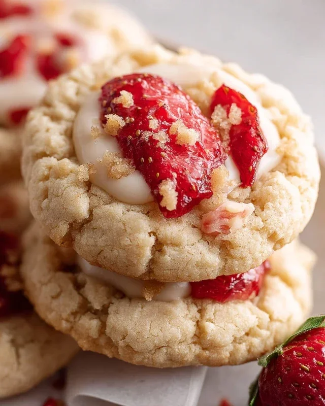 Strawberry Shortcake Cookies