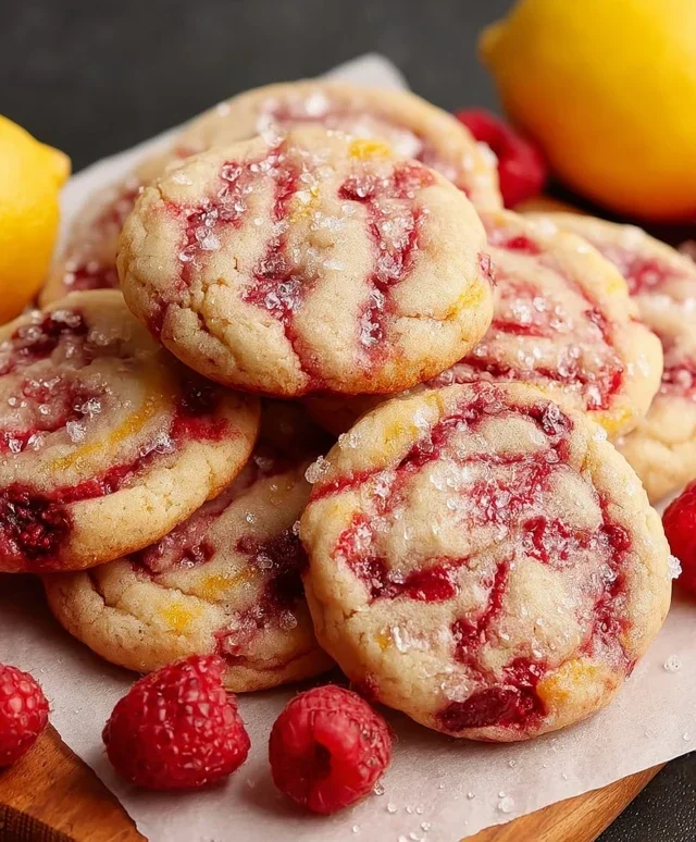 Lemon Raspberry Cookies