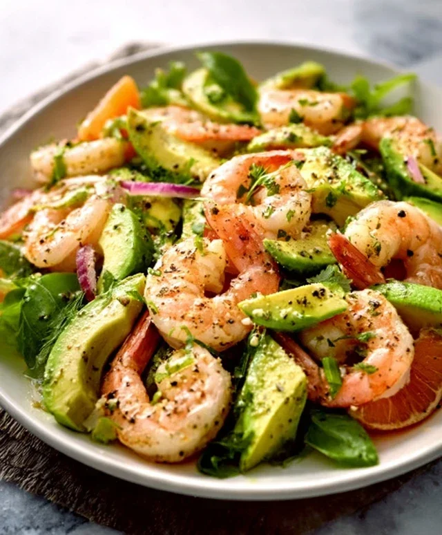 Citrus Shrimp Avocado Salad