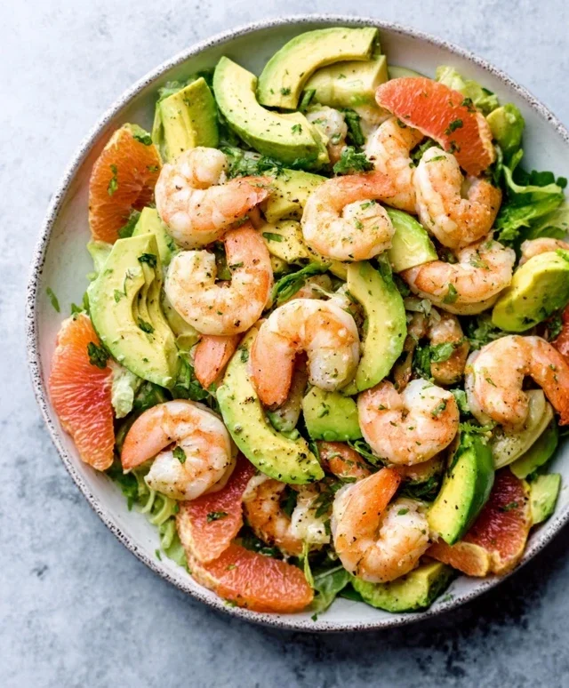 Citrus Shrimp Avocado Salad