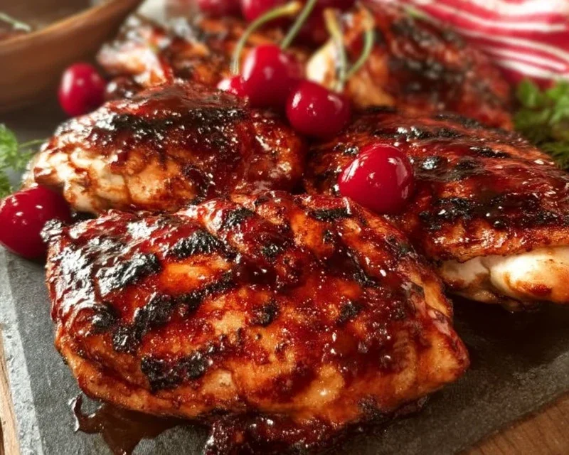 Cherry Dr. Pepper Grilled Chicken