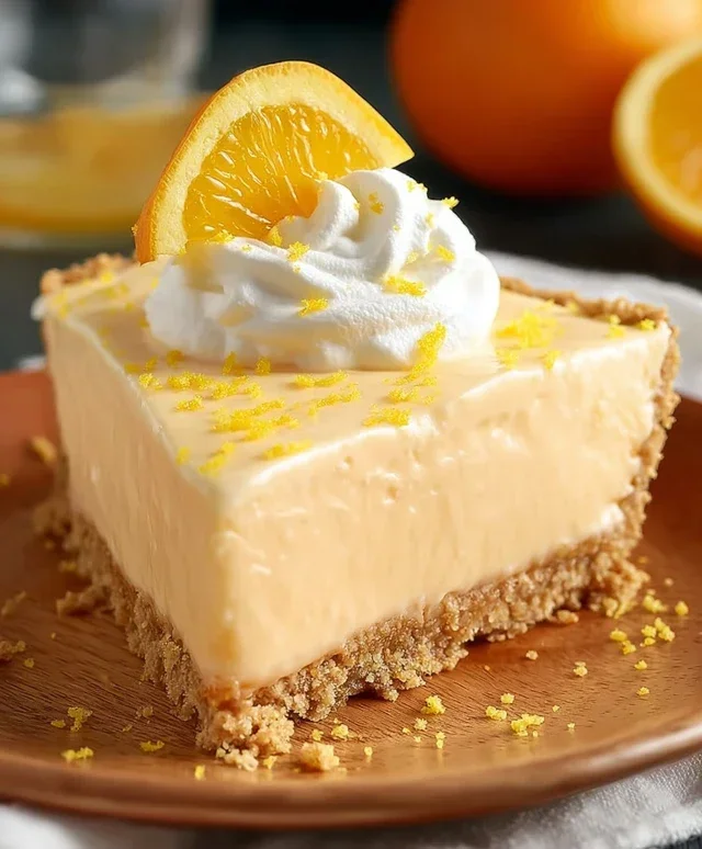 Orange Creamsicle Pie
