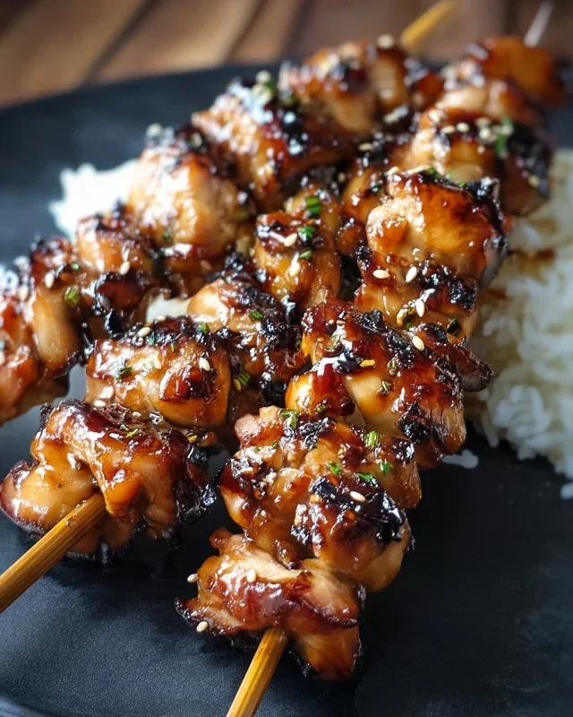 Teriyaki Chicken Skewers