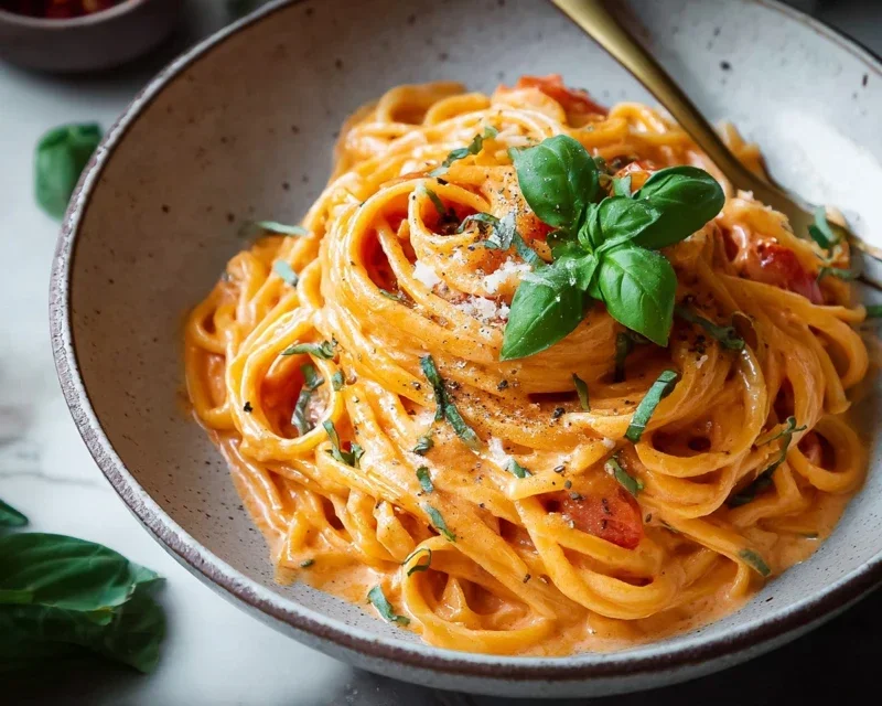 Easy One Pot Creamy Tomato Pasta