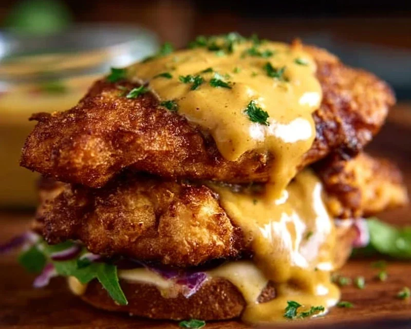 Pretzel Chicken with Mustard-Cheddar Sauce: An Amazing Ultimate Recipe