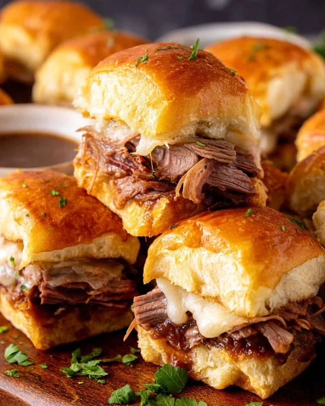 Easy French Dip Sliders Recipe