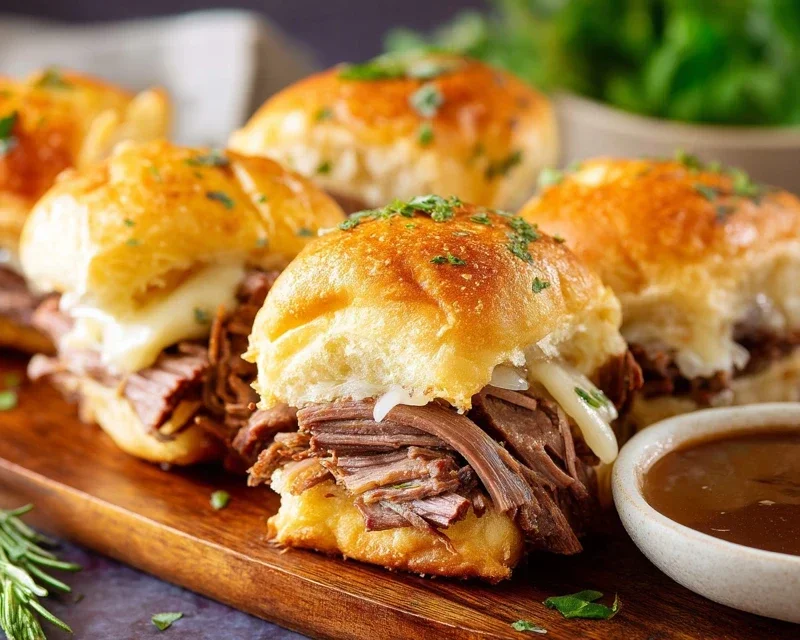 Easy French Dip Sliders Recipe
