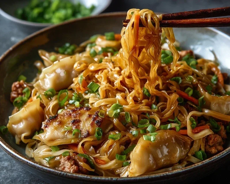 Potsticker Noodle Bowl