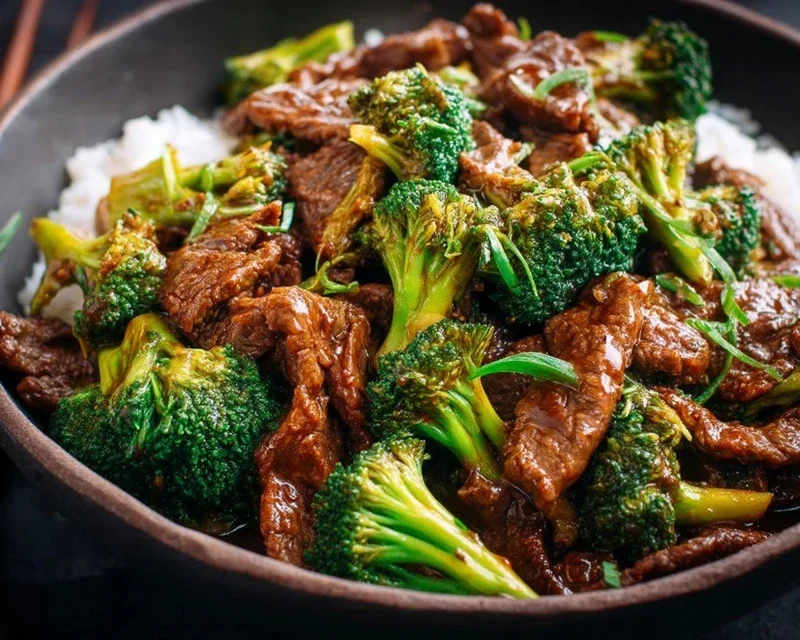 Chinese Beef and Broccoli (牛肉炒西兰花)