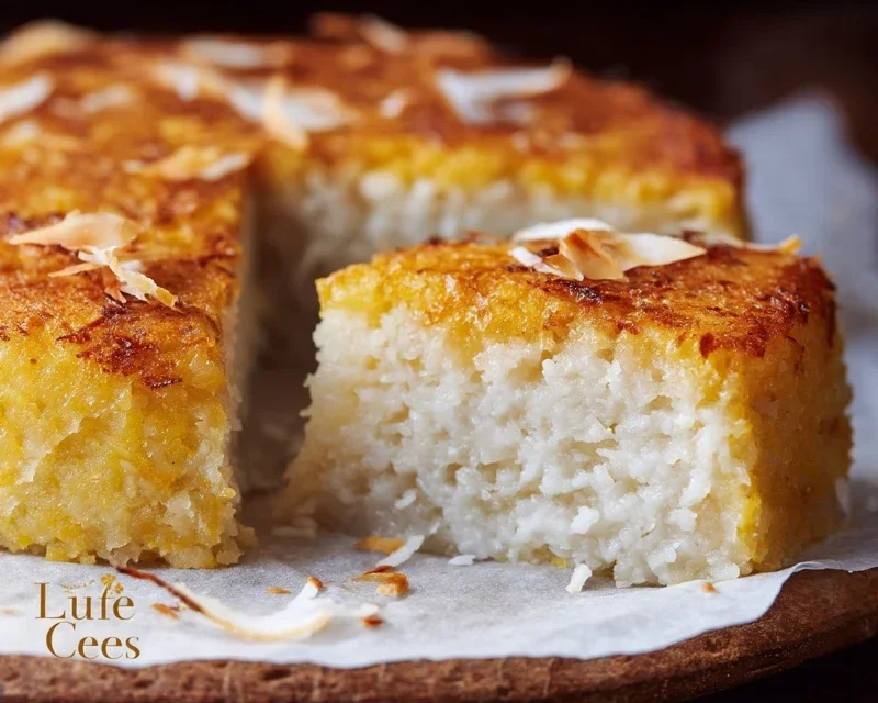 Sticky Coconut Cake