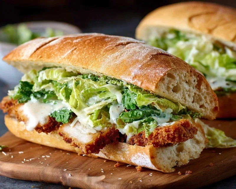 Crispy Chicken Caesar Sandwich