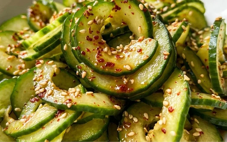 Spiral Cucumber Salad: Korean-Inspired Recipe