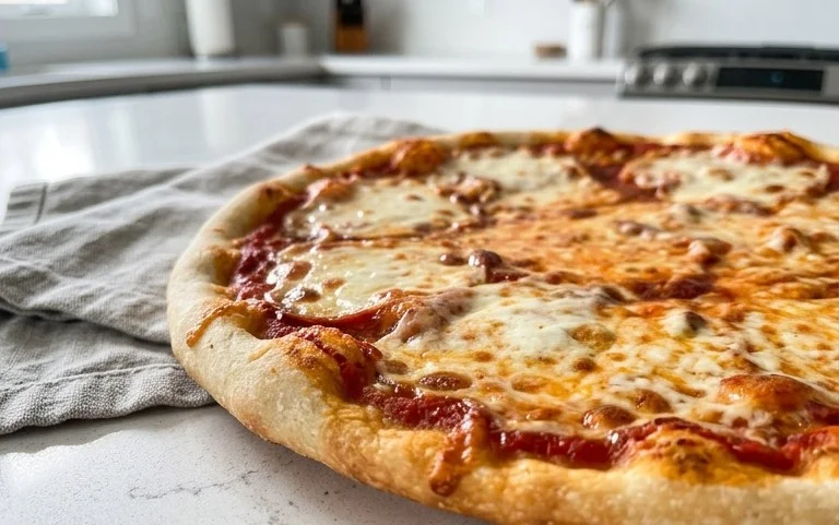 An excellent No Yeast Pizza Dough - quick easy homemade pizza!