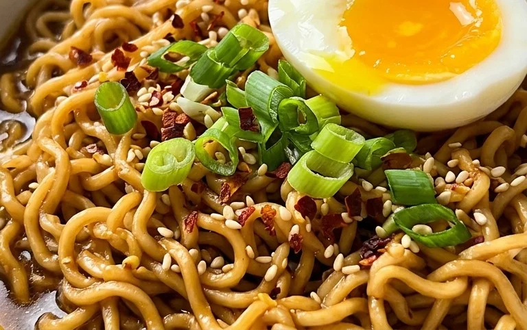 Easy Saucy Ramen Noodles