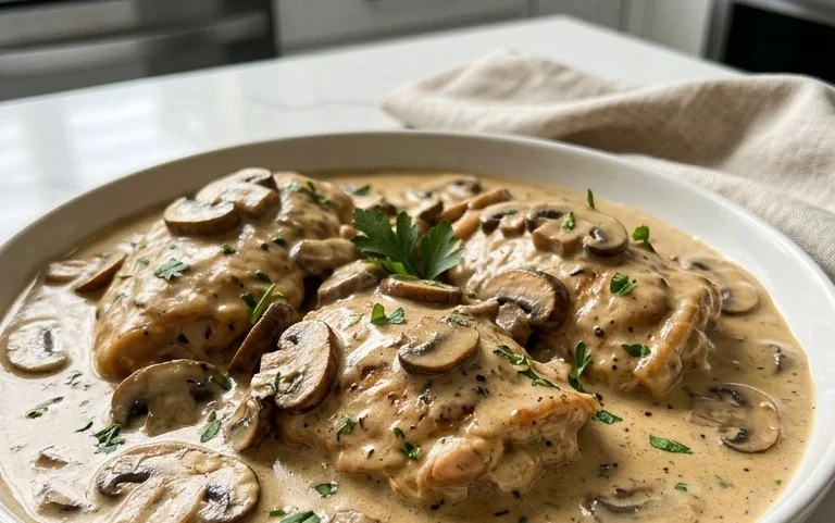 Creamy Mushroom Chicken Recipe