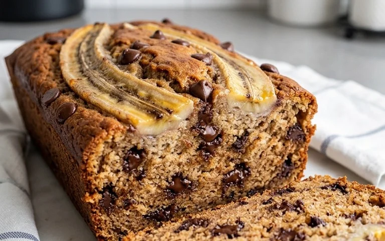 Easy Chocolate Chip Banana Bread