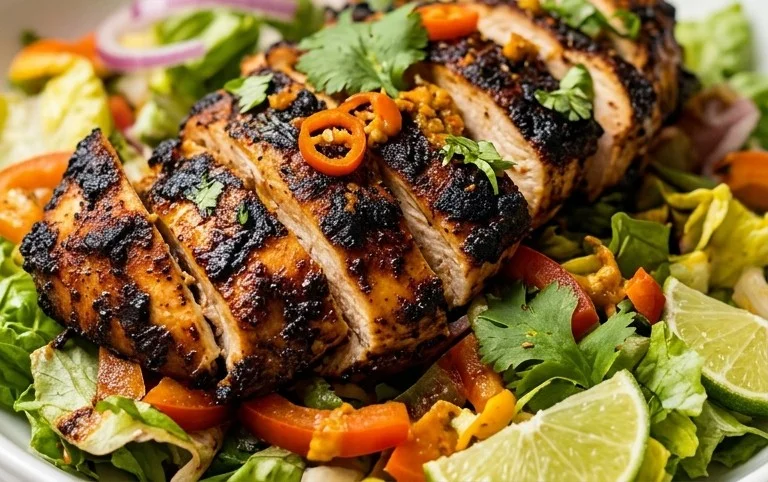 Peruvian Grilled Chicken Salad